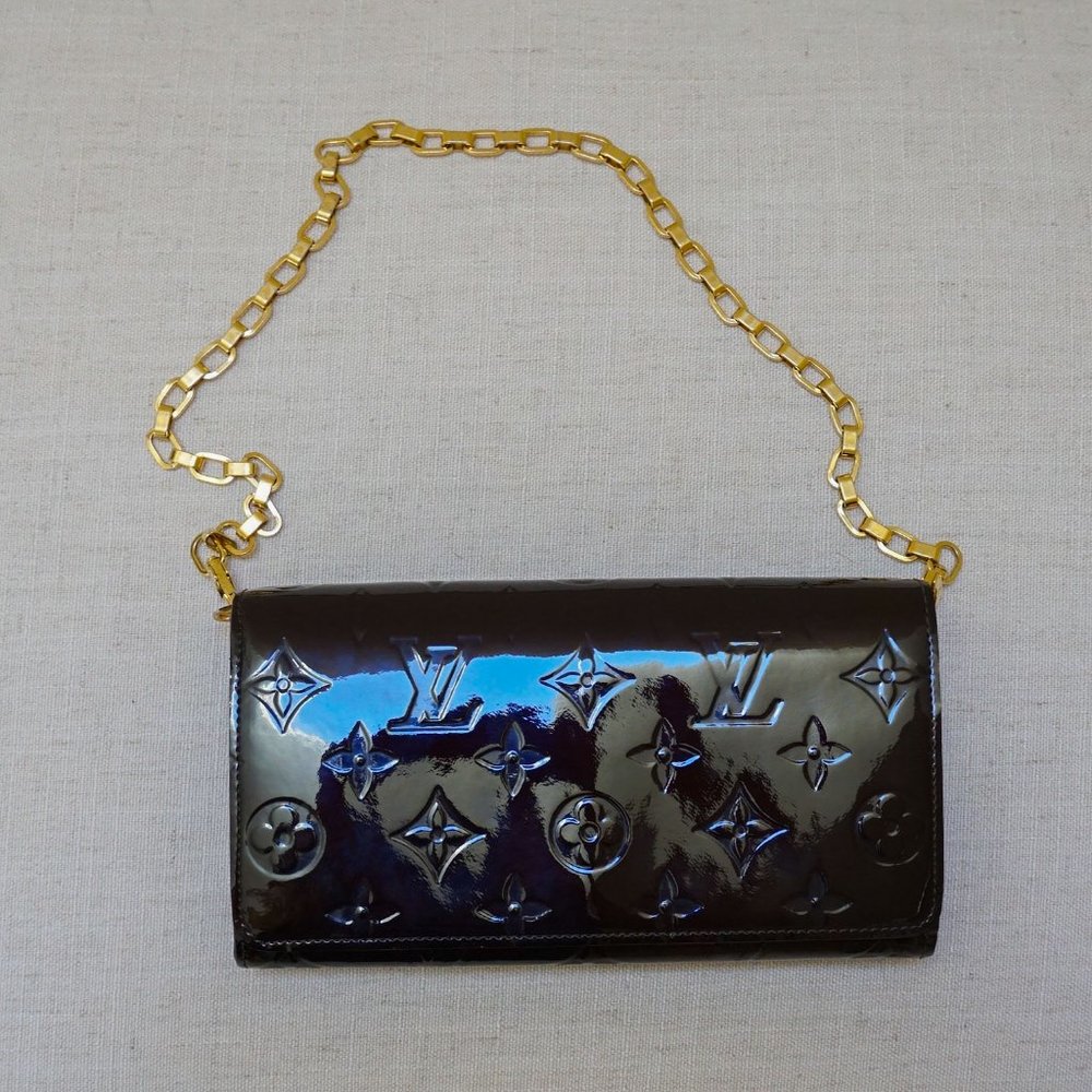 L V Authentic Portefeuille Amarante Vernis…